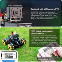 Yahboom UNO R3 AI Okos Robot Kit Mecanum Kerékkel ESP32 Kamerával App Vezérlés FPV Videó STEM Programozás Oktatás 5