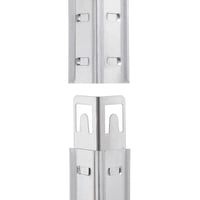 Yaheetech Kovový policový regál 180x90x30 cm, 5-policový garážový regál s MDF doskami, nosnosť 175 kg, strieborný 7