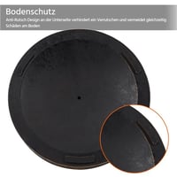 Yaheetech stojan na slnečník 12 kg, závažie na balkón, záhradný stojan na slnečník na terasu do záhrady, 46x33 cm, bronzový 9