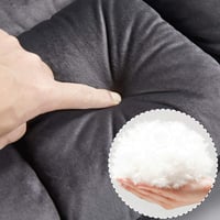Yaheetech Összecsukható Padlószék Állítható Háttámlával, Relaxszék, Szürke 7