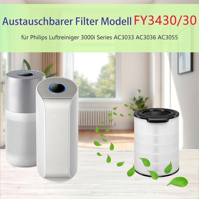 YahuPase FY3430 Philips AC3033 AC3036 AC3055 HEPA szűrő csomag