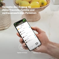 Inteligentný zámok Yale Linus Smart Lock L2 v čiernej farbe – bezkľúčový prístup, zamykanie na diaľku, virtuálne kľúče, upozornenia v reálnom čase, aplikácia Yale Home 6