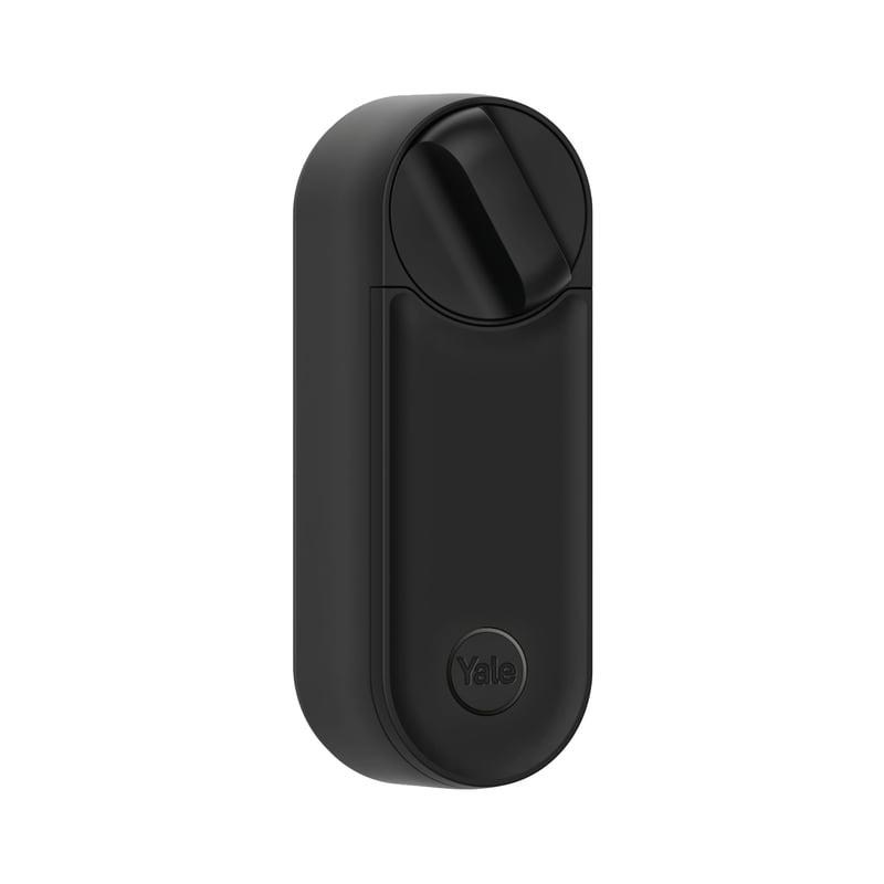 Inteligentný zámok Yale Linus Smart Lock L2 v čiernej farbe – bezkľúčový prístup, zamykanie na diaľku, virtuálne kľúče, upozornenia v reálnom čase, aplikácia Yale Home