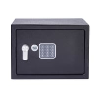Seif electronic Yale YSV/250/DB2 cu cod PIN și cheie de urgență, 16,3 L, 25×35×25 cm, montabil pe perete și podea, sistem de închidere anti-șoc, interior capitonat cu mochetă 1