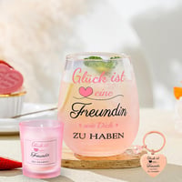 Yalucky Borospohár Nőknek - Barátnő Ajándék Születésnap Évforduló 2