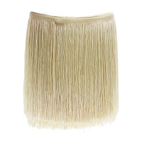 Yalulu strapcová lemovacia stuha na šitie - 10 m × 20 cm - béžová 1