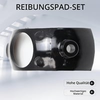 Súprava trecích obložení YananAC 1220755 pre stabilizátor karavanu Alko AKS 2004 3004 3504, predné, zadné a bočné brzdové doštičky 691418 7