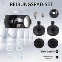 Súprava trecích obložení YananAC 1220755 pre stabilizátor karavanu Alko AKS 2004 3004 3504, predné, zadné a bočné brzdové doštičky 691418 6
