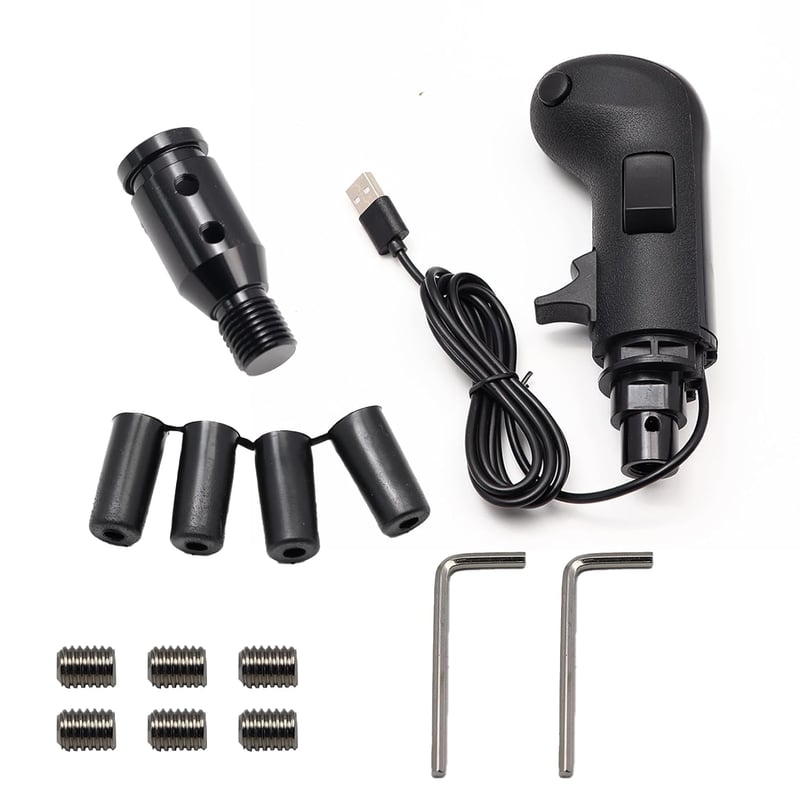 YananAC USB Váltókar Szimulátor PC-hez - Kompatibilis Logitech G27 G25 G923 G29 és TH8A Simracing Váltókkal - Versenyszimulátor Kiegészítő

