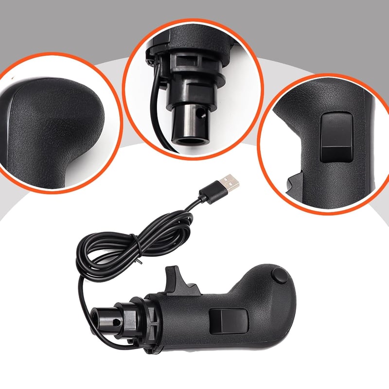 YananAC USB Váltókar Szimulátor PC-hez - Kompatibilis Logitech G27 G25 G923 G29 és TH8A Simracing Váltókkal - Versenyszimulátor Kiegészítő

