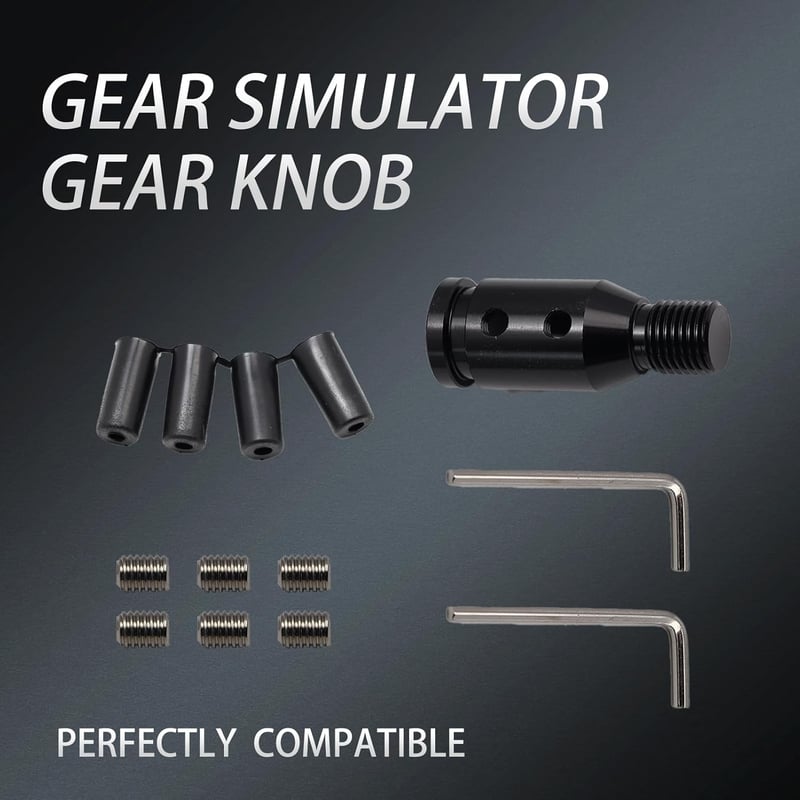 YananAC USB Váltókar Szimulátor PC-hez - Kompatibilis Logitech G27 G25 G923 G29 és TH8A Simracing Váltókkal - Versenyszimulátor Kiegészítő

