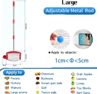 Yangers 145cm állítható diógyűjtő gyümölcsszedő kert szerszám 3