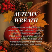 Yankee Candle Autumn Wreath Mirisna svijeća u staklenki (Velika) | Dugo vrijeme gorenja do 150 sati | Savršen poklon za žene 2