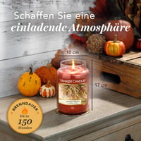 Yankee Candle Autumn Wreath Mirisna svijeća u staklenki (Velika) | Dugo vrijeme gorenja do 150 sati | Savršen poklon za žene 5