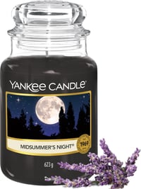 Yankee Candle Midsummer's Night velika mirisna svijeća u staklenki – do 150 sati gorenja – savršen poklon za žene 1