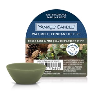 Ceară parfumată Yankee Candle Silver Sage & Pine 22 g - ceară aromată premium pentru casă