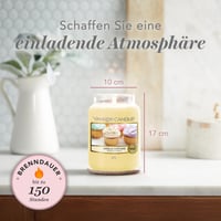 Yankee Candle vonná sviečka Vanilla Cupcake vo veľkom pohári 623 g, až po — Vosk je roztopený a knôt nevyčnieva (stav: pozri 2. obrázok) 8