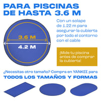 Husă rotundă pentru piscină Yankee Pool Pillow pentru piscine de 550-600 cm, diametru prelată Ø 680 cm 2