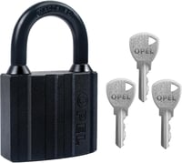 YANKUIRUI 40mm Lakat 3 Kulccsal Tárolóhoz, Garázshoz, Kaputartóhoz és Raktárhoz - 40 mm 1