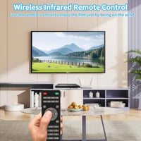 DVD prehrávač Yanmis k televízoru, rozlíšenie 1080P HD, bez obmedzenia regiónov (regióny 1-6), USB port, HDMI a RCA výstup, diaľkové ovládanie, UK zástrčka 4