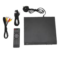 DVD prehrávač Yanmis k televízoru, rozlíšenie 1080P HD, bez obmedzenia regiónov (regióny 1-6), USB port, HDMI a RCA výstup, diaľkové ovládanie, UK zástrčka 7