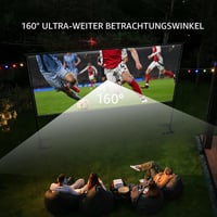 Yanuoda 120-palcové prenosné premietacie plátno so stojanom 266x149 cm 16:9 HD 4K vonkajšie plátno na projektor pre domáce kino, kempovanie a večierky 6