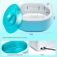 YAOBLUESEA Paraffinbáz készlet 4x200g paraffinnal, kesztyűvel és kiegészítőkkel 4