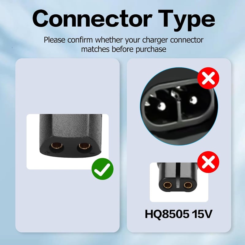 YAODHAOD 5.9V töltőkábel Braun HC5090 HC5050 HC5030 hajvágóhoz