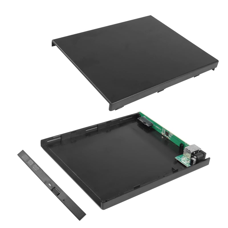 Externý box na DVD mechaniku YAODHAOD, rozširujúci box na optickú mechaniku, inštalačný rámček pre CD-ROM, USB 2.0, 12,7 mm