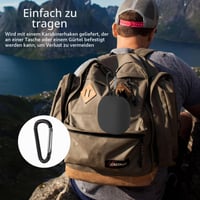 Ochranné puzdro YAODLE pre slúchadlá Samsung Galaxy Buds Live, Buds2 a Buds2 Pro, s karabínou, nárazuvzdorné, odolné voči odtlačkom prstov a oderu, čierne 7