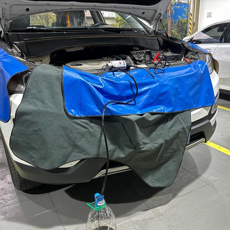 YaoFaFa 12V 100W Olajszivattyú - Dízel Üzemanyag és Motor Olajcseréhez - Hordozható Folyadék Extraktor Tárolódobozzal