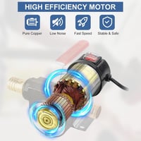 YaoFaFa 12V 175W Dízelüzemanyag Szivattyú 45L/min Elektromos Átviteli Pumpa Fúvókával 6