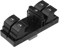 YAOPEI Elektromos Ablakemelő Kapcsoló 1K4959857B - Volkswagen VW Golf Jetta Polo Tiguan Kompatibilis, Vezető Oldali, Piros LED 1