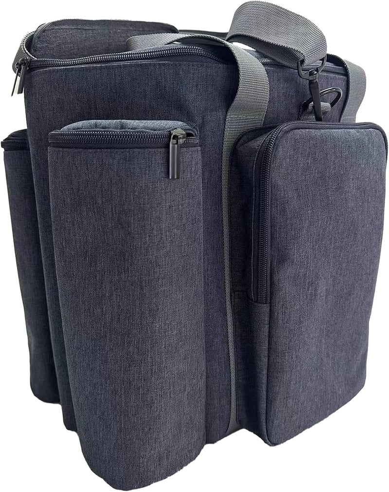 Yaowanguan Bose S1 Pro System Hordtáska - Kék-Szürke Védőtok Vállpánttal PA Hangrendszerhez