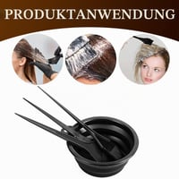 Set de 18 ustensile pentru vopsirea părului YAOYYG - pentru colorarea părului DIY, set cu pensule și accesorii 4