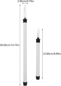 Yardwe vízszintjelző szobanövényekhez - 23 cm és 36 cm - 4 db 3
