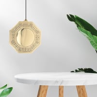 Yardwe Bagua Tükör Domború Feng Shui Amulett 16cm Arany Falitükör 2