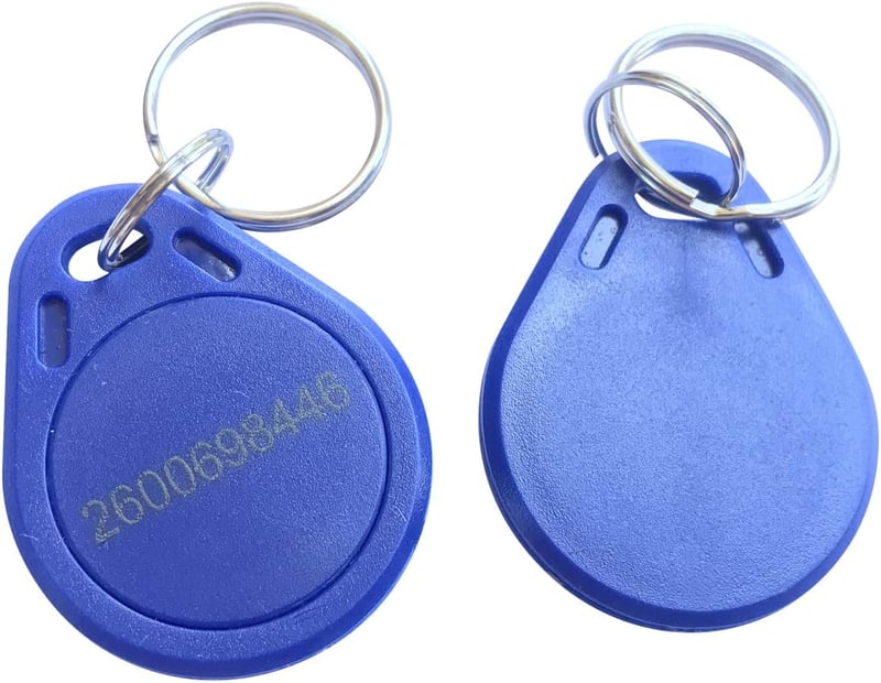 YARONGTECH MIFARE Classic 1K RFID Kulcstartó Címke - 13.56MHz ISO14443A - 10 darabos csomag - Beléptetőrendszerekhez