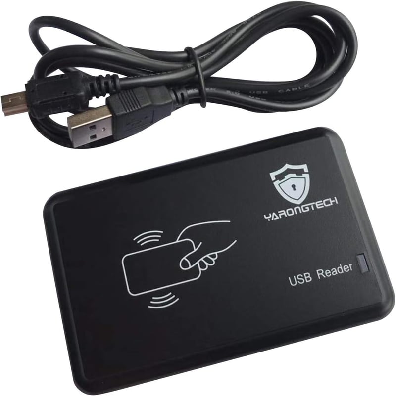 YARONGTECH USB MIFARE Kártyaolvasó 13.56MHz RFID Technológiával - ISO14443A HF Kompatibilis Személyi Számítógéphez, 10 Számjegy Olvasása