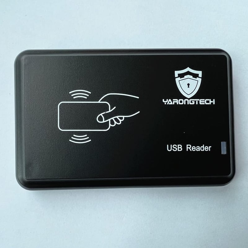 YARONGTECH USB MIFARE Kártyaolvasó 13.56MHz RFID Technológiával - ISO14443A HF Kompatibilis Személyi Számítógéphez, 10 Számjegy Olvasása