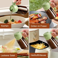 YARRAMATE 470ml Sötét Olajpermetezõ UV Védelemmel, Konyhai Olajszóró Üveg Grillezéshez 5
