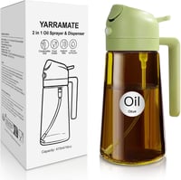 YARRAMATE 470ml Sötét Olajpermetezõ UV Védelemmel, Konyhai Olajszóró Üveg Grillezéshez 1