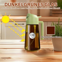 YARRAMATE 470ml Sötét Olajpermetezõ UV Védelemmel, Konyhai Olajszóró Üveg Grillezéshez 2
