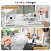 Robot de bucătărie multifuncțional 11 în 1 YASHE – Blender, mixer, tocător, storcător de fructe, frământător, bol de 2,5 L și vas de amestecare de 1,5 L, 1300 W, 3 viteze, funcție Pulse 9