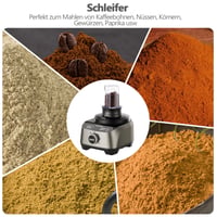 Robot de bucătărie multifuncțional 11 în 1 YASHE – Blender, mixer, tocător, storcător de fructe, frământător, bol de 2,5 L și vas de amestecare de 1,5 L, 1300 W, 3 viteze, funcție Pulse 8