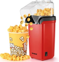 YASHE 1200W Popcorn Maker Forró Levegős Popcorn Gép Piros Egygombos Kezelés 1