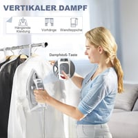 YASHE 2300W Gőzvasaló Gyorsfűtéses Tapadásmentes Talppal 300ml Tartály 9