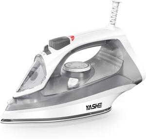 Fier de călcat cu abur YASHE 2300W, încălzire rapidă, talpă antiaderentă, rezervor 300ml