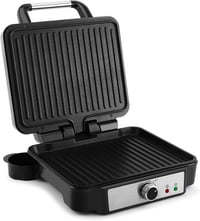 YASHE 4 szeletes kontakt grill 1800W, panini készítő, 180° nyitás, szabályozható hőmérséklet 9