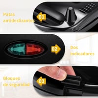 YASHE 750W szendvicssütő rozsdamentes acél, automata hőmérséklet szabályozás 2